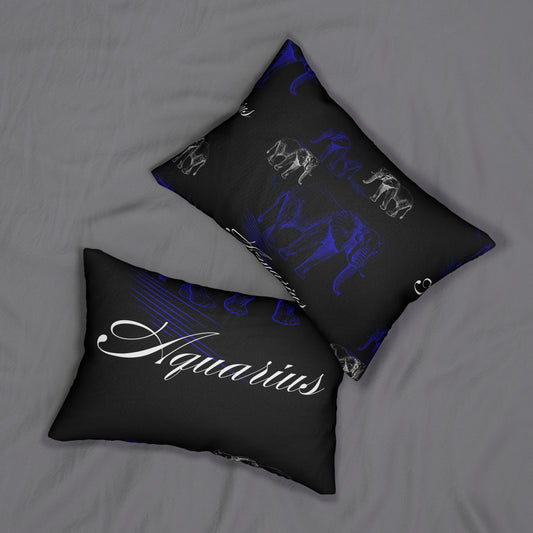 Aquarius Spun Polyester Lumbar Pillow-VMA Specialties Boutique