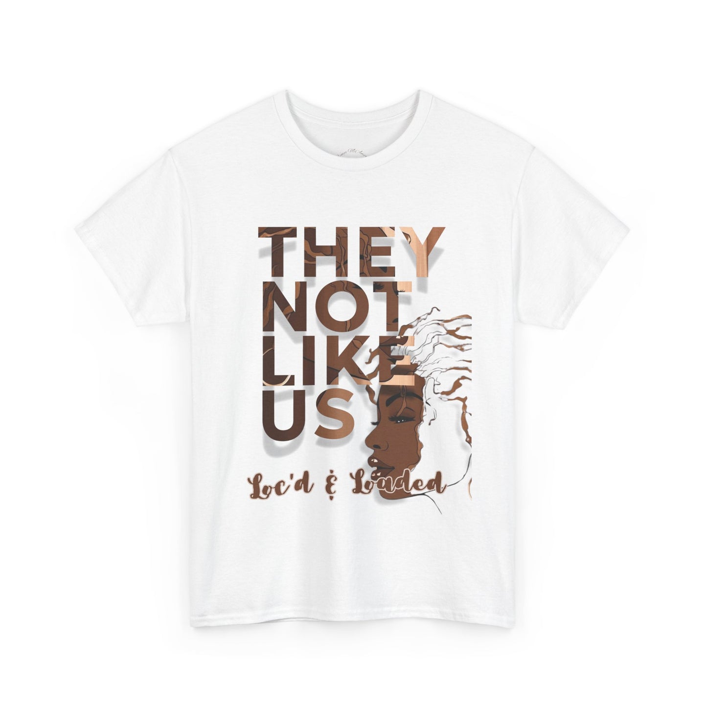 They Not Like Us Loc'd Unisex Heavy Cotton Tee - Melanated Commemorative T-Shirt