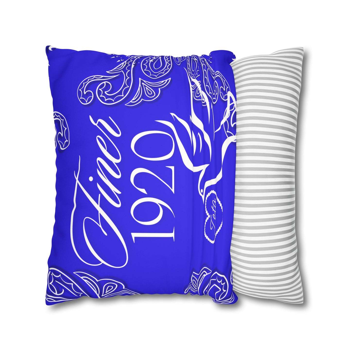 Scholarship 1920 Faux Suede Square Pillowcase