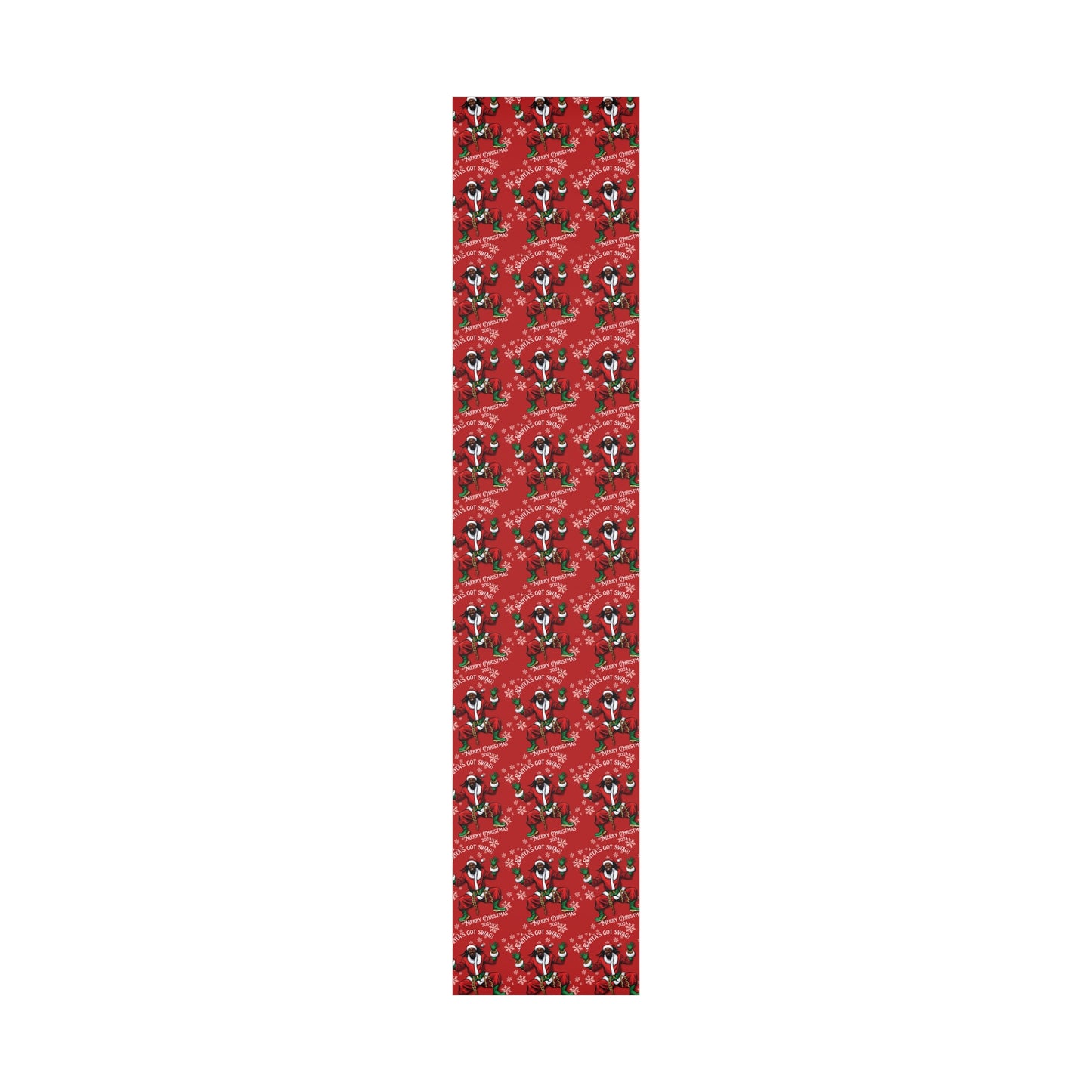 Gift Wrap-African American Inspired Santa Swag