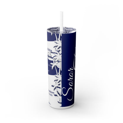 Tumbler - Soror Tan Blue Oasis
