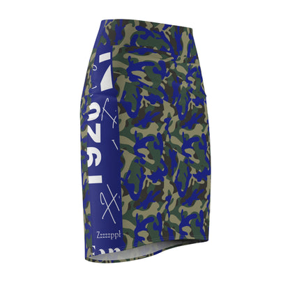 Women's Pencil Skirt, Zeta Army Camo, Desert Storm Event, , Camouflage Skirt