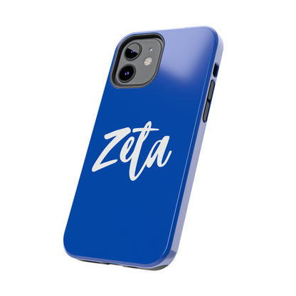 Phone Case - Zeta 1920 Sorority White & Royal Blue