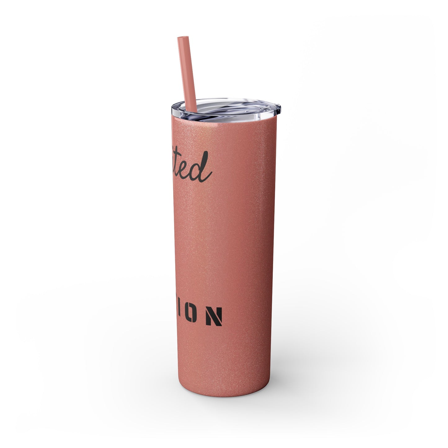 Limited Edition Customizable Skinny Tumbler with Straw, 20oz