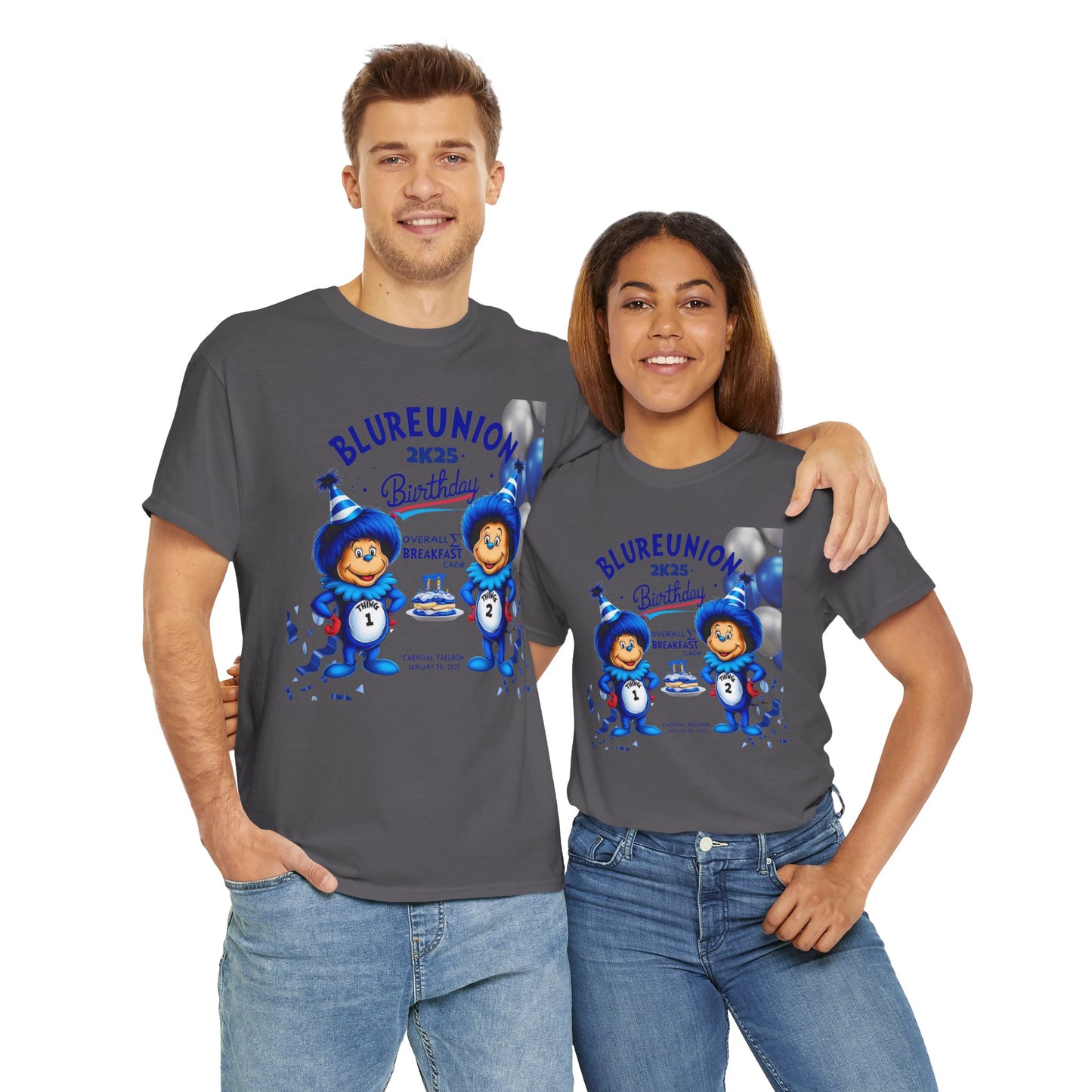 Dr Seuss Inspired Tee- BirthDay Breakfast with Mike - Carnival Freedom - January 26, 2025