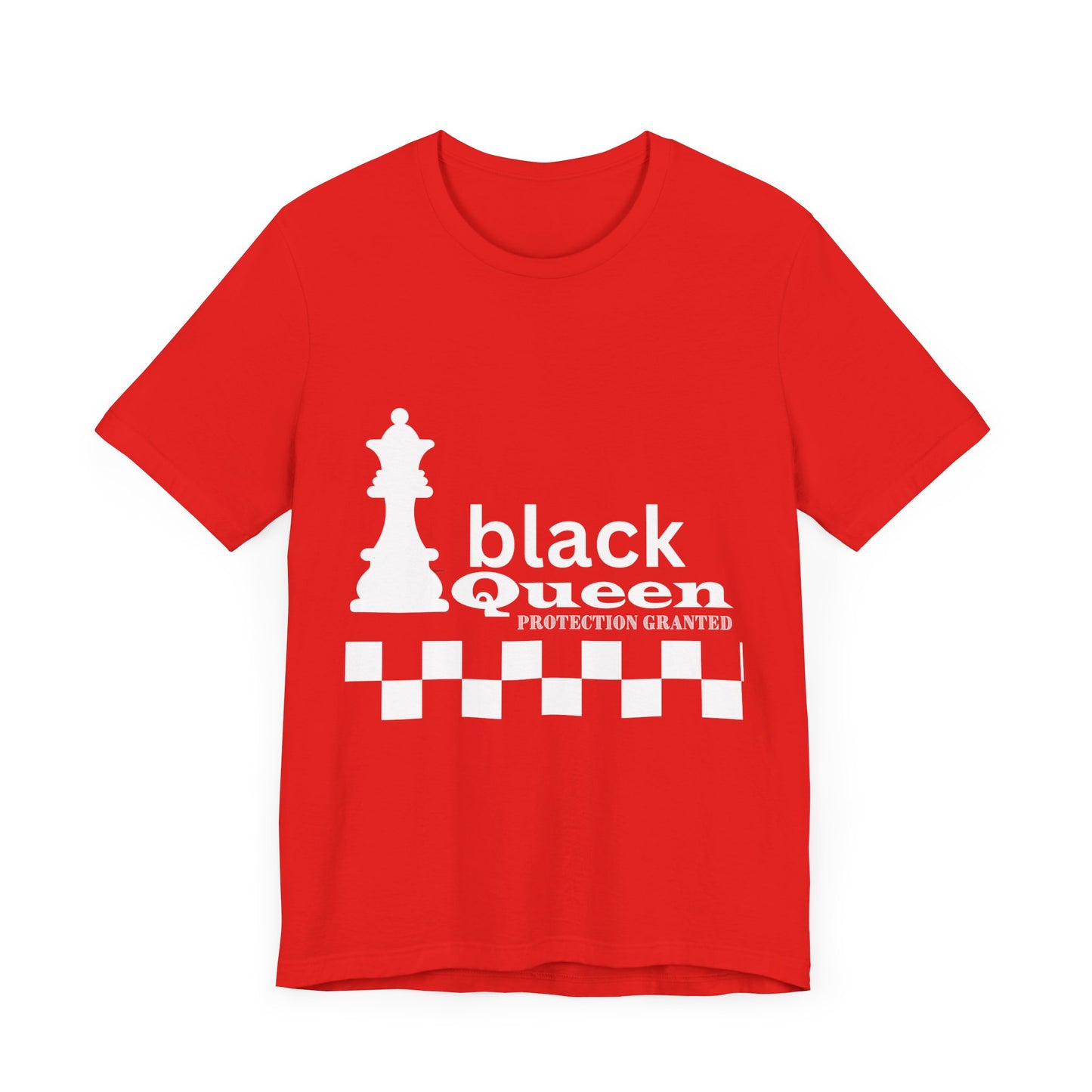 Black Queen Chess Tee - Unisex Jersey Short Sleeve