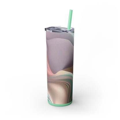 Teal We Meet Again Skinny Tumbler with Straw, 20oz