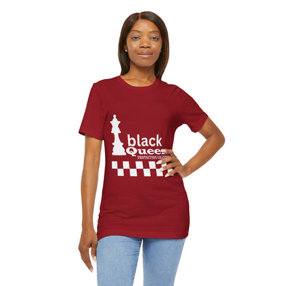 Black Queen Chess Tee - Unisex Jersey Short Sleeve