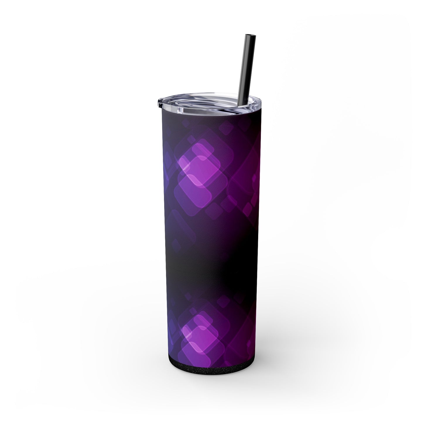 Purple Haze Skinny Tumbler with Straw, 20oz