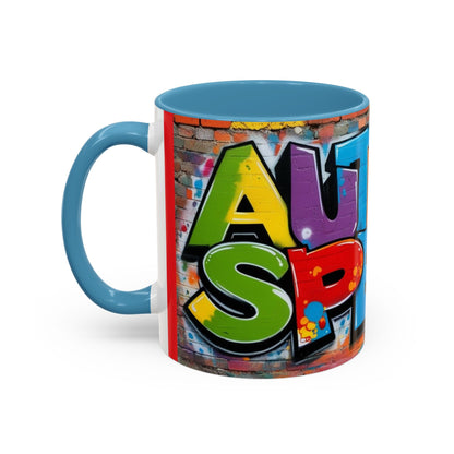 Coffee Mug - Autism Speak Graffiti Style Design