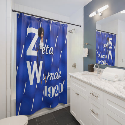 Zeta Woman Shower Curtains