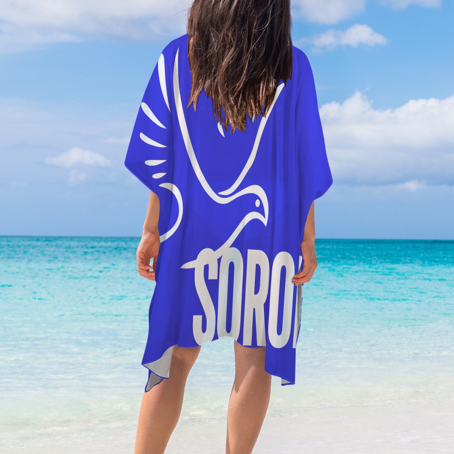 Soror Breeze Chiffon Kimono Cover-Up