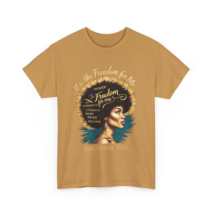 Graphic Tee - Juneteenth 1865 Freedom for Me Design