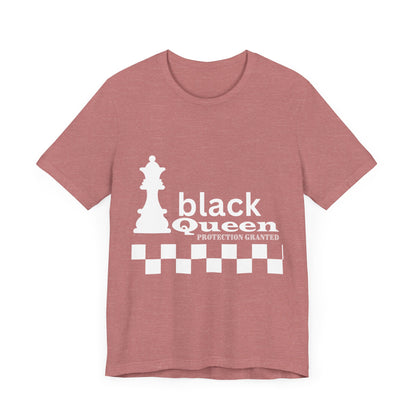 Black Queen Chess Tee - Unisex Jersey Short Sleeve