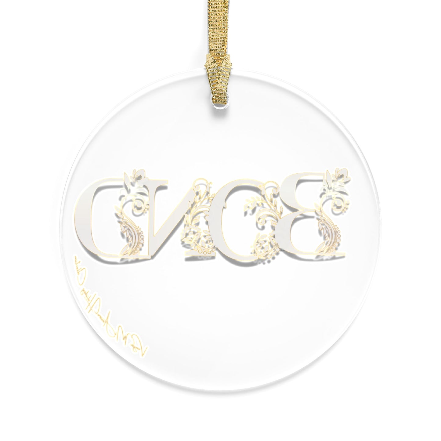 Bond Family Acrylic Christmas Ornaments