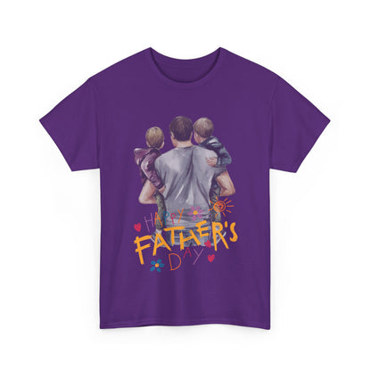 Happy Father's Day Unisex Heavy Cotton Tee