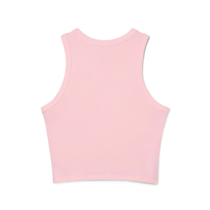 Racer Tank Top, 'CONFIDENT' Graphic Design, Edgy & Empowering Top, Casual Outings, Layering, Women's Tee, Graffiti Style
