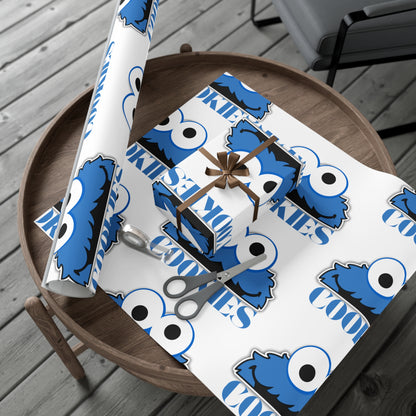 Gift Wrap Papers-Cookie Monster Inspired