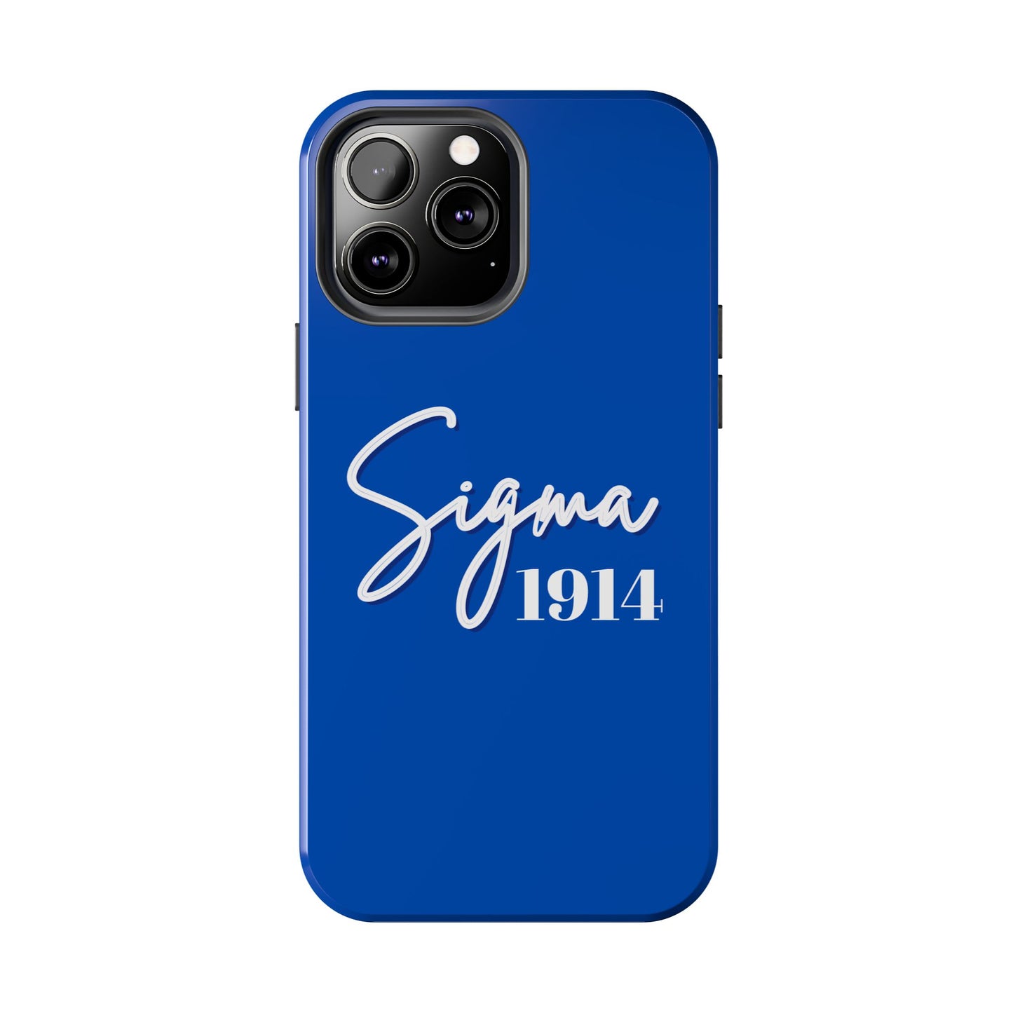 Phone Case -Sigma 1914 Fraternity White & Royal Blue