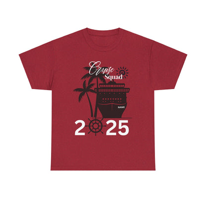 T-Shirt Cruise Squad 2025 Family Friends Girl's Trip Memory Maker