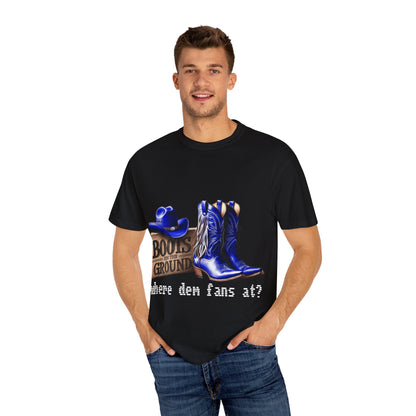 Western Cowgirl T-shirt Boots on The Ground