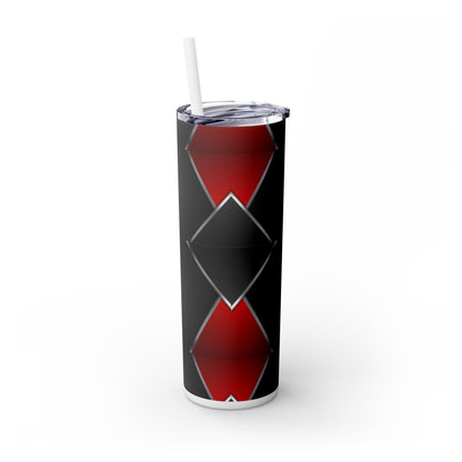 DANGER Skinny Tumbler with Straw, 20oz