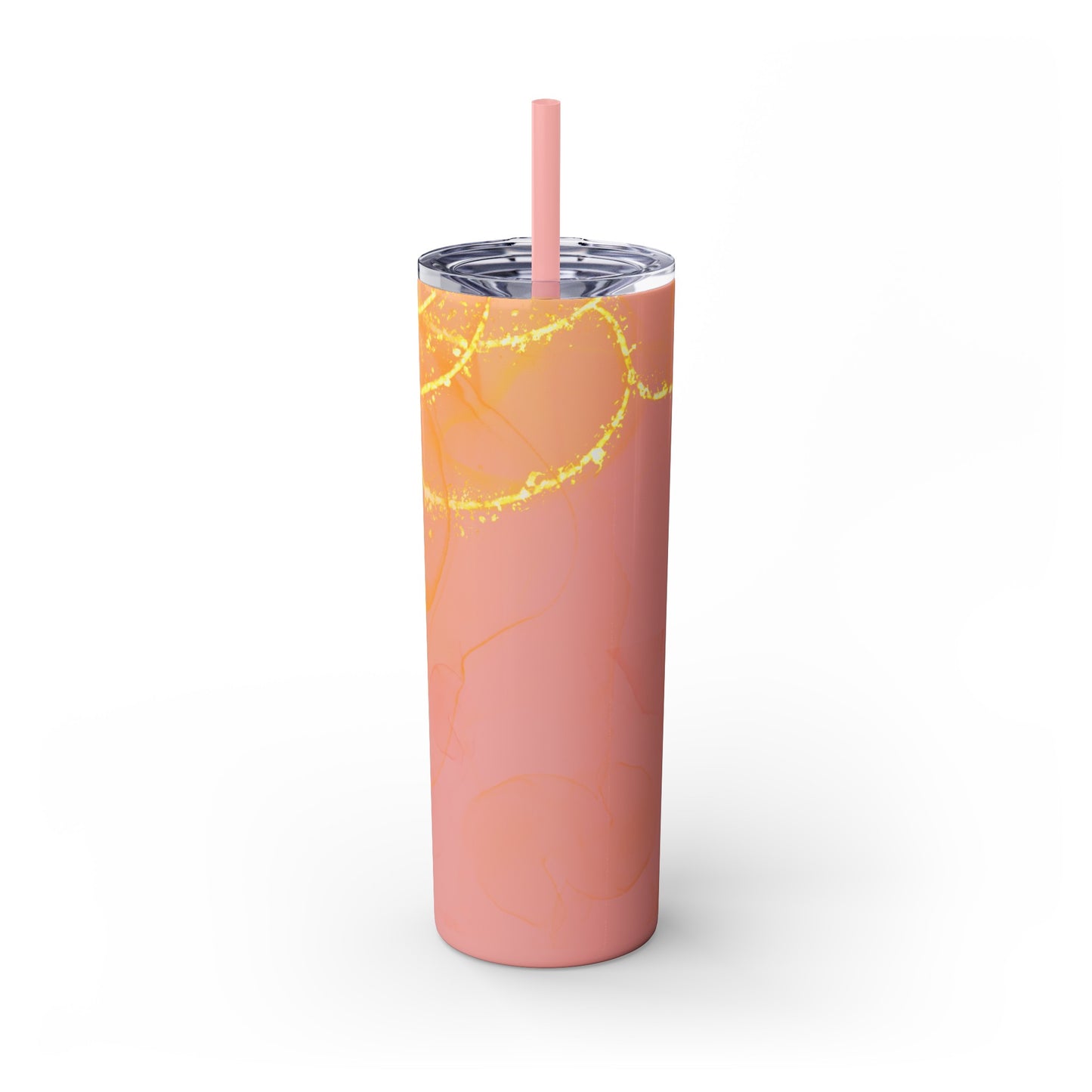 Fire  Skinny Tumbler with Straw, 20oz Model# 051701