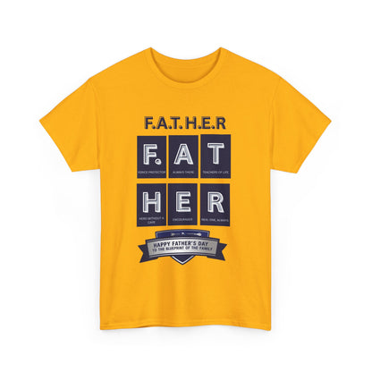Father Acronym Unisex Tee, Dad Gift, Father's Day Shirt, Fierce Protector, Always There, Teacher of Life, Hero Without a