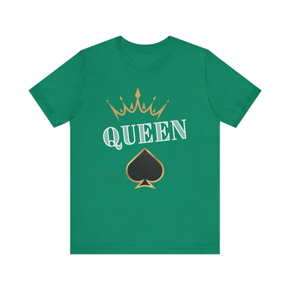 Queen Spades Tee - Unisex Jersey Short Sleeve