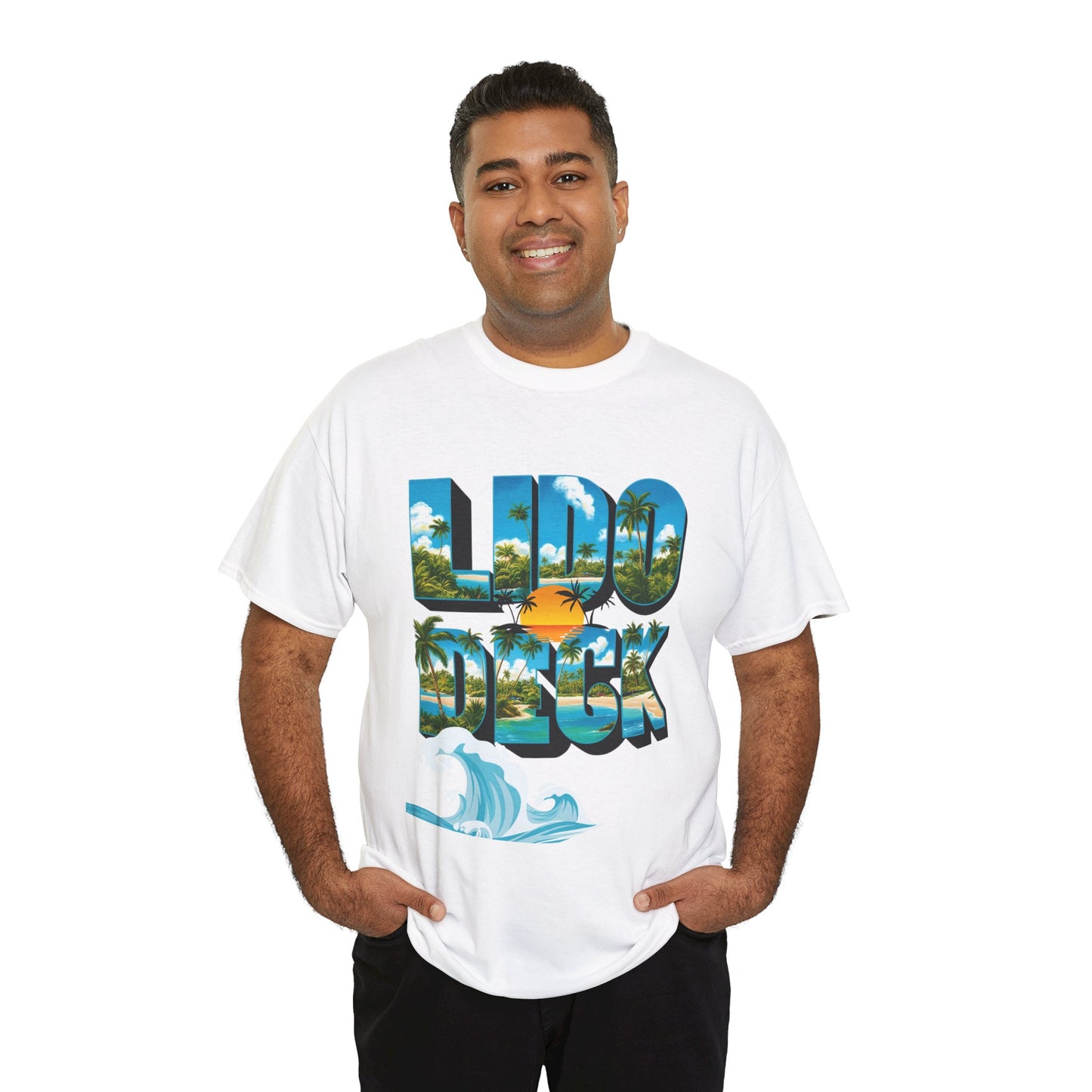 Tropical Beach LIDO DECK Tee