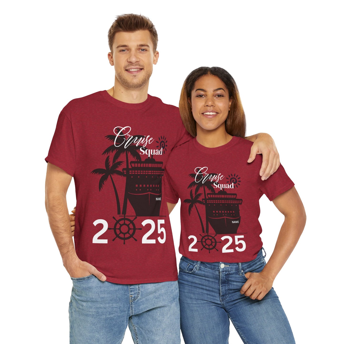 T-Shirt Cruise Squad 2025 Family Friends Girl's Trip Memory Maker