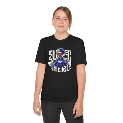 Youth Superhero Competitor Tee, Kid's T-Shirt, Summer Vibes Shirt, Birthday Gift, Superhero Fan Apparel, Fun Summer Outfit
