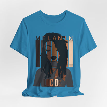 Melanin Loc'd Jersey Short Sleeve Tee