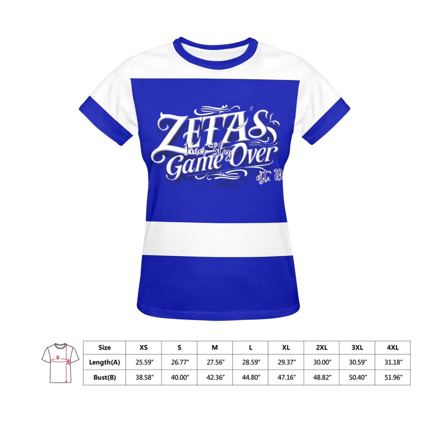 Women's All Over Print Crew Neck T-Shirt(T40-2)
