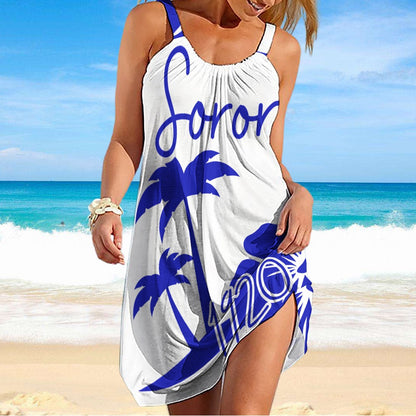 Zeta-Inspired Sleeveless Stretch Dress