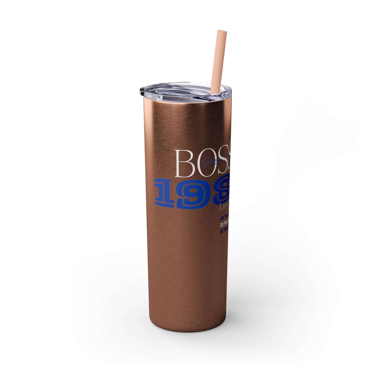 1983 Born Skinny Tumbler with Straw, 20oz