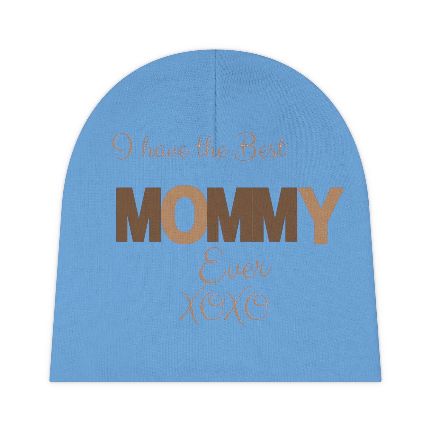 Best Mommy Ever Baby Beanie (AOP)-VMA Specialties Boutique