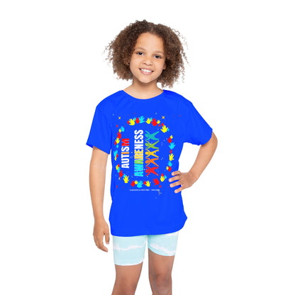Autism Awareness Kids Sports Jersey TShirt