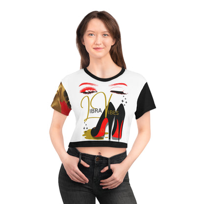 Libra Vibes Crop Tee
