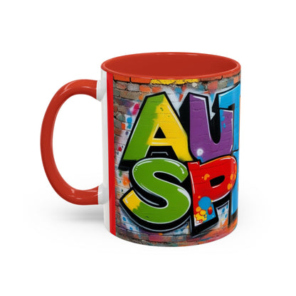 Coffee Mug - Autism Speak Graffiti Style Design