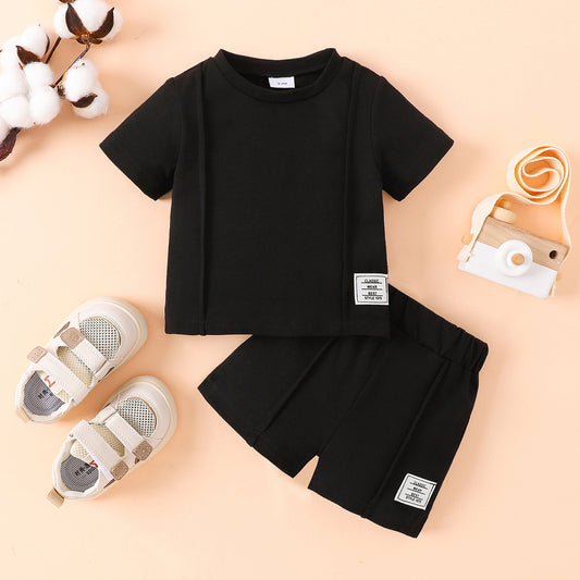Round Neck Short Sleeve Tee and Shorts Kit-VMA Specialties Boutique
