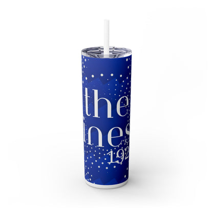 The Finest Tumbler Personnel Skinny Tumbler with Straw, 20oz