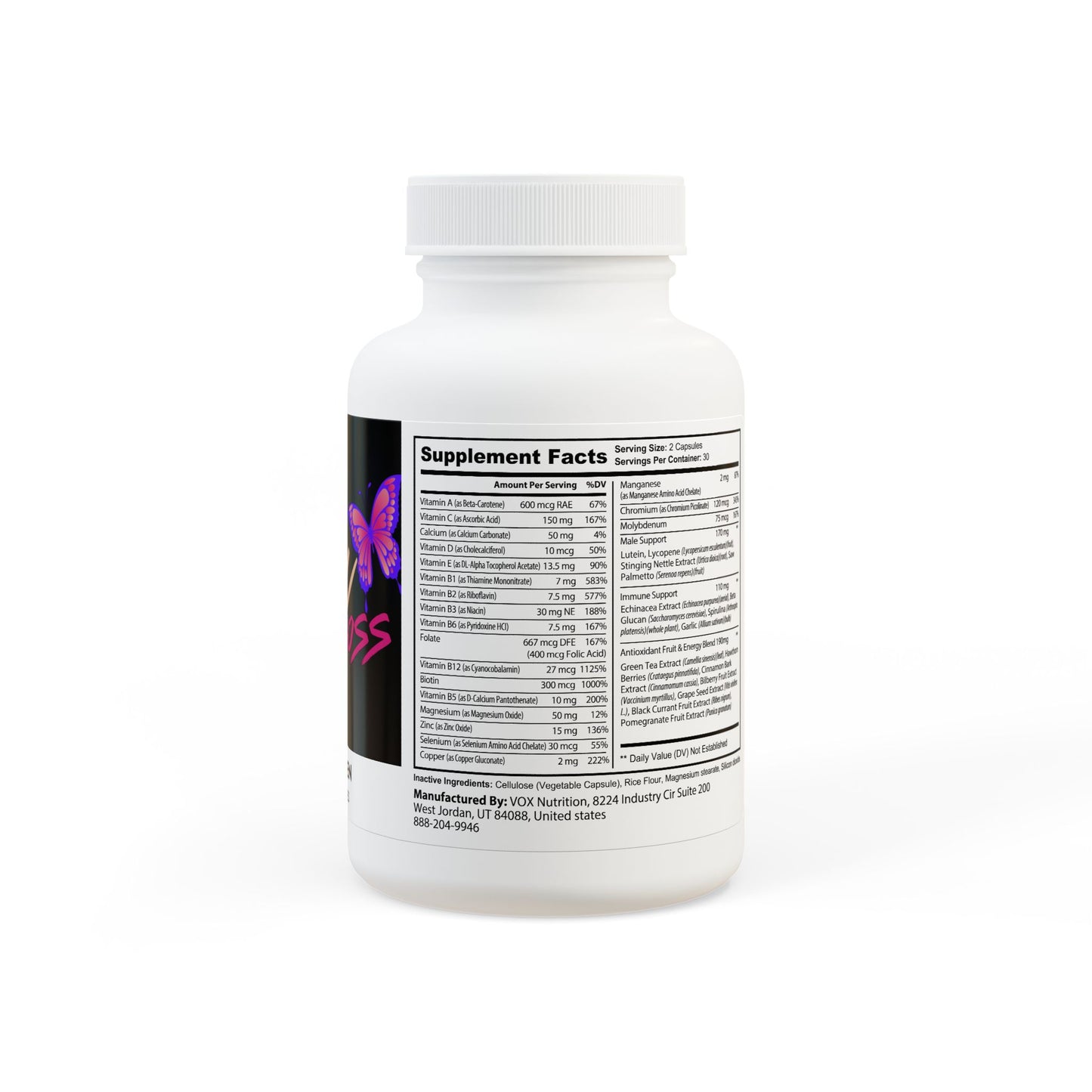 Team Dental Floss Multivitamin for Men Supplement (60 Capsules)