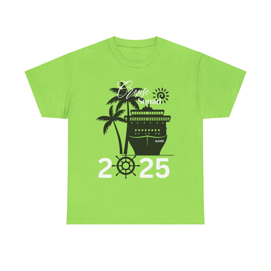 T-Shirt Cruise Squad 2025 Family Friends Girl's Trip Memory Maker