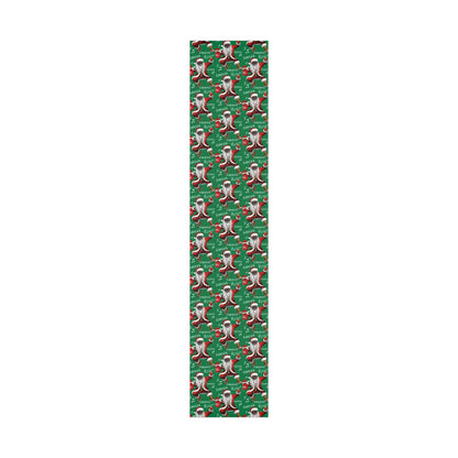 Santa Gotta Groove, African American Santa Christmas Holiday Wrap