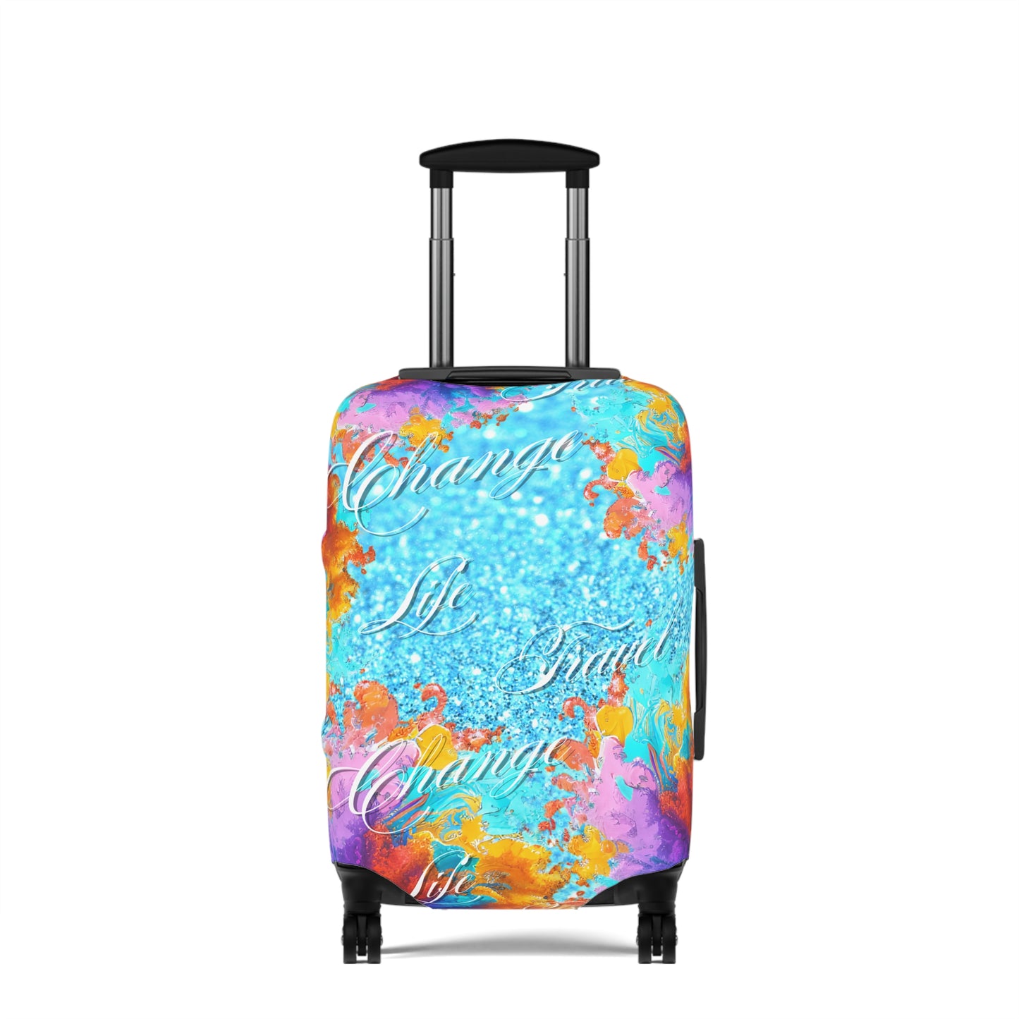 Life Travel Change Luggage Cover