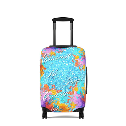 Life Travel Change Luggage Cover