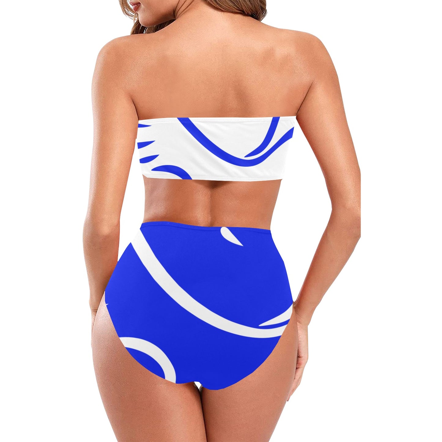 1920 Dove Chest Wrap Bikini Swimsuit (Model S36)