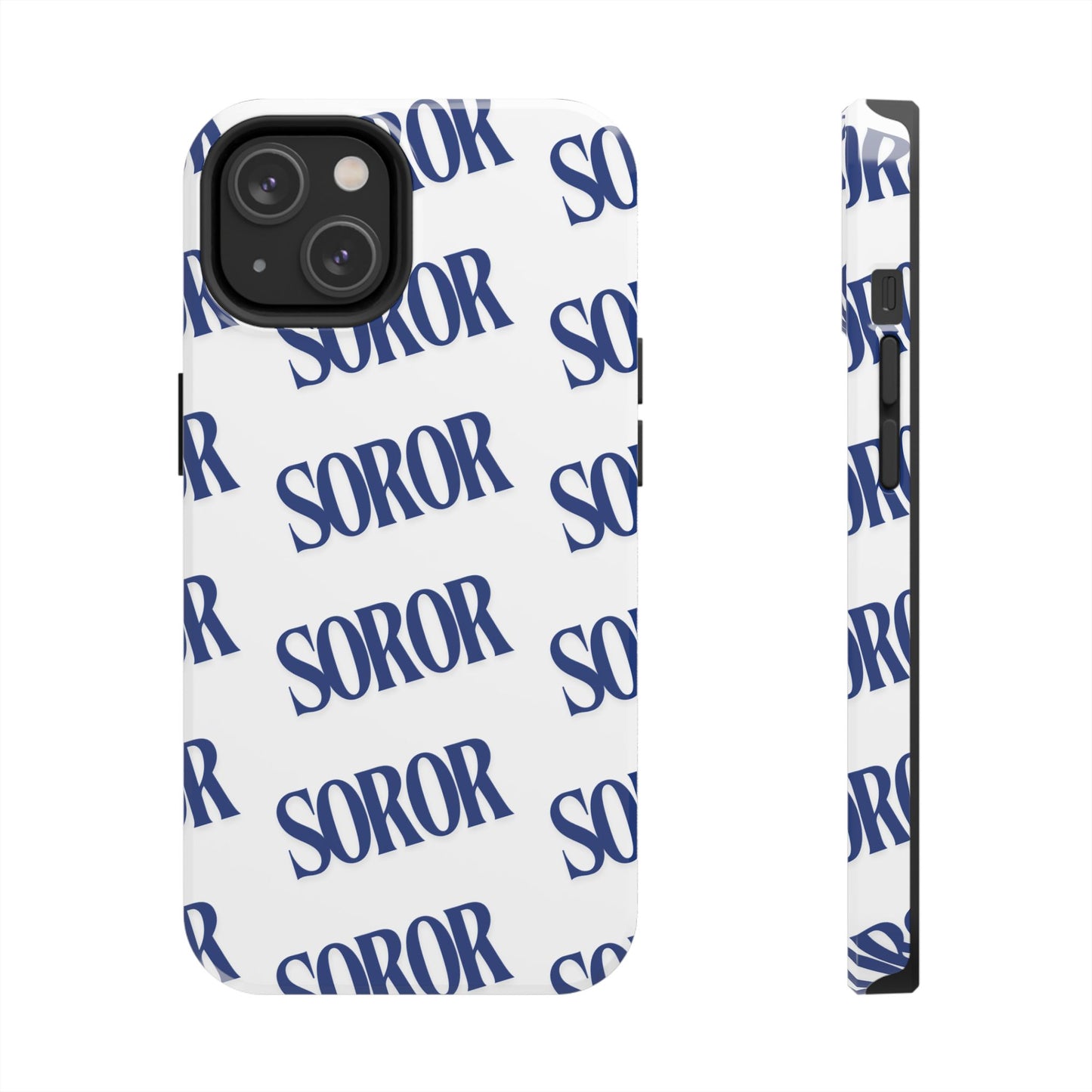 Phone Case - Soror White & Royal Blue