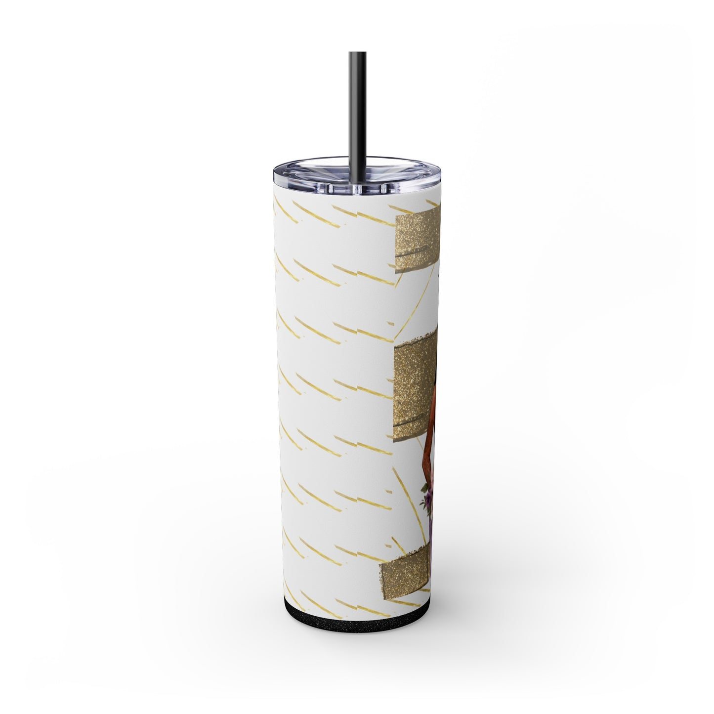 Customizable "Will you be my Bridesmaid?" Skinny Tumbler with Straw, 20oz
